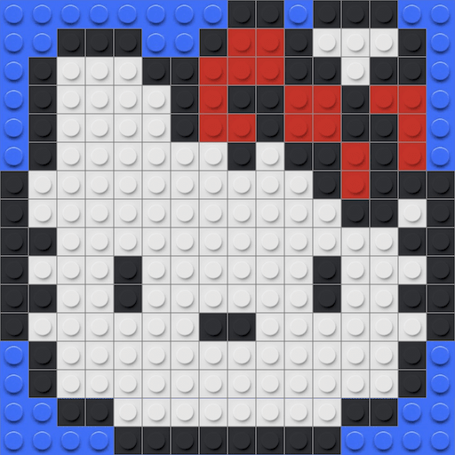 Mosa&iuml;que briques LEGO Hello Kitty